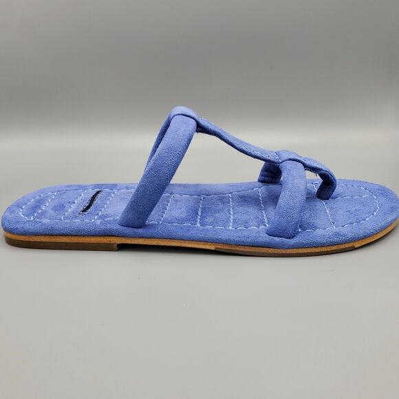 Free People Suede Hadden Sandal Size 6 and 6.5 in Lapis Blue - Picture 5 of 8